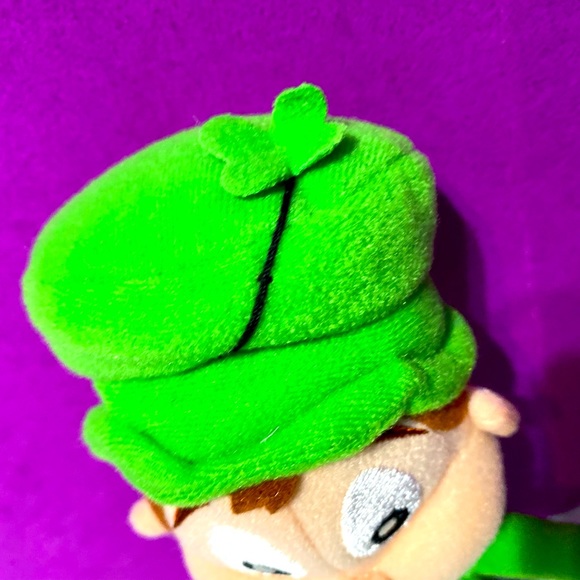 LEPRECHAUN CEREAL PALS NWOT VTG 2001 LUCKY CHARMS LEPRECHAUN PLUSH SHAMROCK HAT - Picture 12 of 12